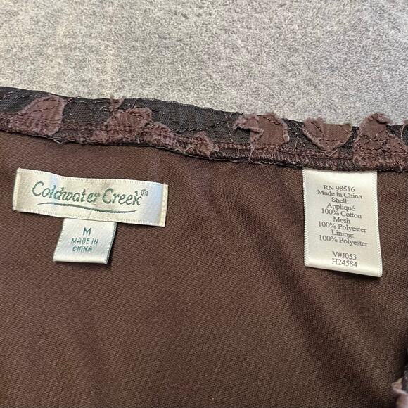 Vintage Coldwater Creek Floral Embroidered Maxi Skirt - Picture 5 of 7